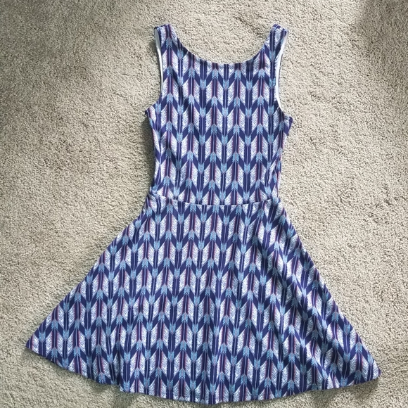 Purple skater dress - Picture 1 of 3